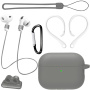 Praktická sada 6v1 pre AirPods Pro 3 - sivá