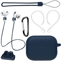 Praktická sada 6v1 pre AirPods Pro 3 - tmavomodrá