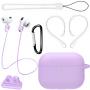 Praktická sada 6v1 pre AirPods Pro 3 - fialová