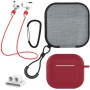 Praktická sada 5v1 pre AirPods 4 / 5 - vínová