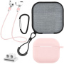 Praktická sada 5v1 pre AirPods 4 / 5 - ružová