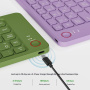 B023 skladacia bezdrôtová Bluetooth klávesnica - zelená