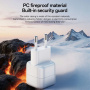 Yesido YC103 GaN mini rýchlonabíjací adaptér s portom USB-C - 35W - biely