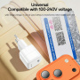 Yesido YC103 GaN mini rýchlonabíjací adaptér s portom USB-C - 35W - biely
