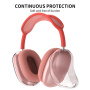 AhaStyle transparentné kryty slúchadiel pre AirPods Max 1 / 2 - ružové