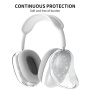 AhaStyle transparentné trblietavé kryty slúchadiel pre AirPods Max 1 / 2 - strieborné