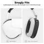 AhaStyle 4v1 silikónový obal pre AirPods Max 1 / 2 - čierny