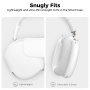 AhaStyle 4v1 silikónový obal pre AirPods Max 1 / 2 - biely