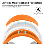 AhaStyle 4v1 silikónový obal pre AirPods Max 1 / 2 - oranžový