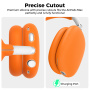 AhaStyle 4v1 silikónový obal pre AirPods Max 1 / 2 - oranžový
