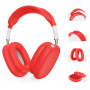 AhaStyle 4v1 silikónový obal pre AirPods Max 1 / 2 - červený