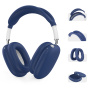 AhaStyle 4v1 silikónový obal pre AirPods Max 1 / 2 - tmavomodrý