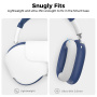AhaStyle 4v1 silikónový obal pre AirPods Max 1 / 2 - tmavomodrý