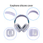 4v1 priesvitný silikónový obal pre AirPods Max 1 / 2 - zelený