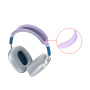 4v1 priesvitný silikónový obal pre AirPods Max 1 / 2 - biely