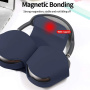 Ochranný obal z PU kože pre AirPods Max 1 / 2 - modrý