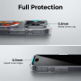 Transparentný kryt s trblietkami, vzorom lúčnych kvetov a MagSafe pre iPhone 14 Pro Max - farebný