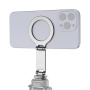 PULUZ skladací magnetický stojanček s 1/4 závitom pre iPhone - sivý