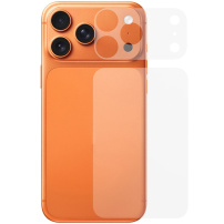 Matná ochranná fólia okolo šošoviek a na zadnú stranu pre iPhone 17 Pro