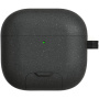 Obal s výklopným stojanom a karabínou pre AirPods 4 / 5 - tmavosivý