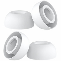 AhaStyle náhradné silikónové štuple pre AirPods Pro 3 - M - 2 ks - biele