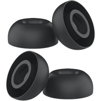 AhaStyle náhradné silikónové štuple pre AirPods Pro 3 - L - 2 ks - čierne