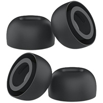 AhaStyle náhradné silikónové štuple pre AirPods Pro 3 - S - 2 ks - čierne