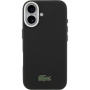 Lacoste Iconic Petit Pique Metal Logo kryt s MagSafe pre iPhone 17 - čierny