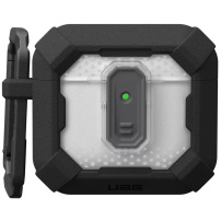 UAG Plasma odolný obal so zapínaním a karabínou pre AirPods 4 / 5 - čierny
