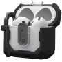 UAG Plasma odolný obal so zapínaním a karabínou pre AirPods 4 / 5 - čierny