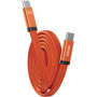 WEKOME WDC-C20 magnetický opletený nabíjací a dátový kábel - USB-C na USB-C - 1 m - oranžový