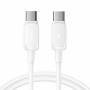 JOYROOM JR-TG10 sada adaptéra s portmi 2x USB-C / USB-A a kábla USB-C na USB-C- 65W - 1,2 m - biela