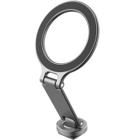 PULUZ skladací magnetický stojanček s 1/4 závitom pre iPhone - sivý