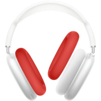 Silikónový obal na náušníky pre AirPods Max 1 / 2 - červený