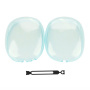Transparentné kryty slúchadiel pre AirPods Max 1 / 2 - modré