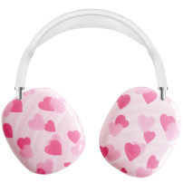 Kryty slúchadiel so vzorom srdiečok pre AirPods Max 1 / 2 - ružové