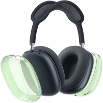AhaStyle transparentné kryty slúchadiel pre AirPods Max 1 / 2 - zelené