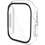 ENKAY lesklé puzdro s tvrdeným sklom pre Apple Watch 46mm - číre