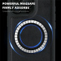 Ochranný kryt z PU kože s MagSafe pre iPhone 16 Pro Max - čierny