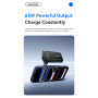 ESSAGER ES-CD48 GaN ultratenký rýchlonabíjací adaptér s portmi USB-C / USB-A - 65W - čierny