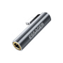 ESSAGER audio redukcia - 3,5 mm jack na Lightning - sivá