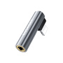ESSAGER audio redukcia - 3,5 mm jack na Lightning - sivá