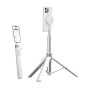 CYKE AB230 panoramatická Bluetooth selfie tyč s tripodom a MagSafe uchytením pre iPhone - biela
