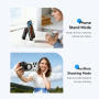 ESSAGER ES-F08 mini Bluetooth selfie tyč s tripodom a MagSafe uchytením pre iPhone - čierna