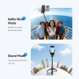 ESSAGER ES-F08 mini Bluetooth selfie tyč s tripodom a MagSafe uchytením pre iPhone - čierna