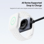 ESSAGER 2v1 univerzálny opletaný nabíjací kábel - USB-C na magnetický puk / USB-C - 1 m - čierny