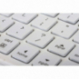 WITSPAD hliníkový kryt s farebne podsvietenou Bluetooth klávesnicou pre iPad 9,7" (2017/2018) / Pro 9,7" / Air 1 / 2 - strieborný
