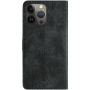 Flipové púzdro so vzorom motýľov pre iPhone 13 Pro - tmavosivé