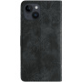 Flipové púzdro so vzorom motýľov pre iPhone 14 - tmavosivé