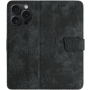 Flipové púzdro so vzorom motýľov pre iPhone 16 Pro Max - tmavo sivé